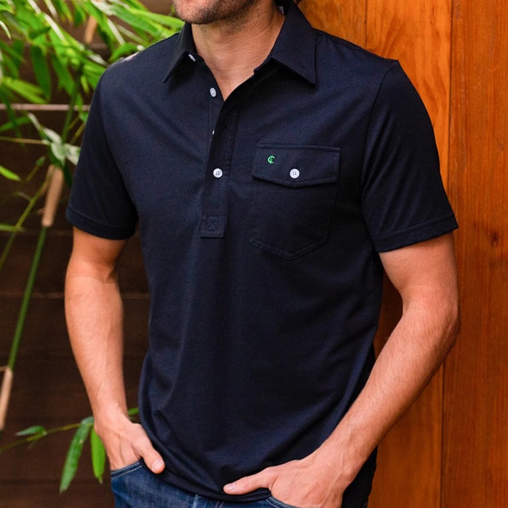 Men's Black Polo Shirt